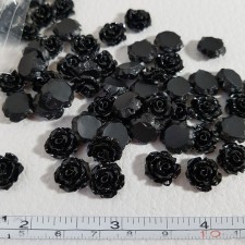 1pc Grab Bin - Resin Cabochon Flatback Flower 10mm