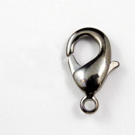 10pc Lobster Claw Clasps 10mm - Gun Metal