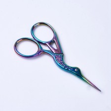 Stork Embroidery Sewing Shears Scissors - Multi Color