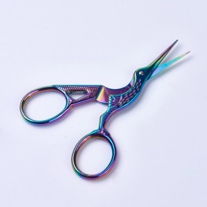 Stork Embroidery Sewing Shears Scissors - Multi Color