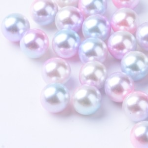 200pc Rainbow Imitation Pearl Acrylic Beads, 5mm, 
