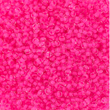 Preciosa Czech Seed Beads Neon Pink Lined 10/0 - (25g Bag)