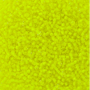 Preciosa Czech Seed Beads Neon Yellow Lined 10/0 - (25g Bag)