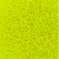 Preciosa Czech Seed Beads Neon Yellow Lined 10/0 25g Bag