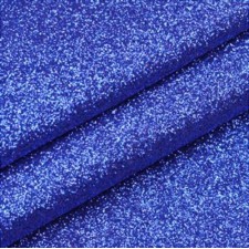 Glitter Vinyl Backing Fabric Material 15cm x 15cm (6"x6") - Navy Blue