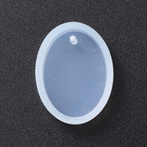1pc Oval Silicone Flexible Push Molds, Resin Casting, For UV Resin, Epoxy Resin Jewelry Making