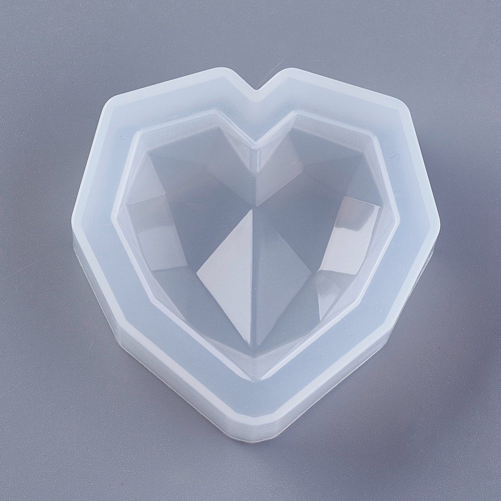 Heart Shaped Resin Mold Pendant Silicone Mould Epoxy Mold Jewelry