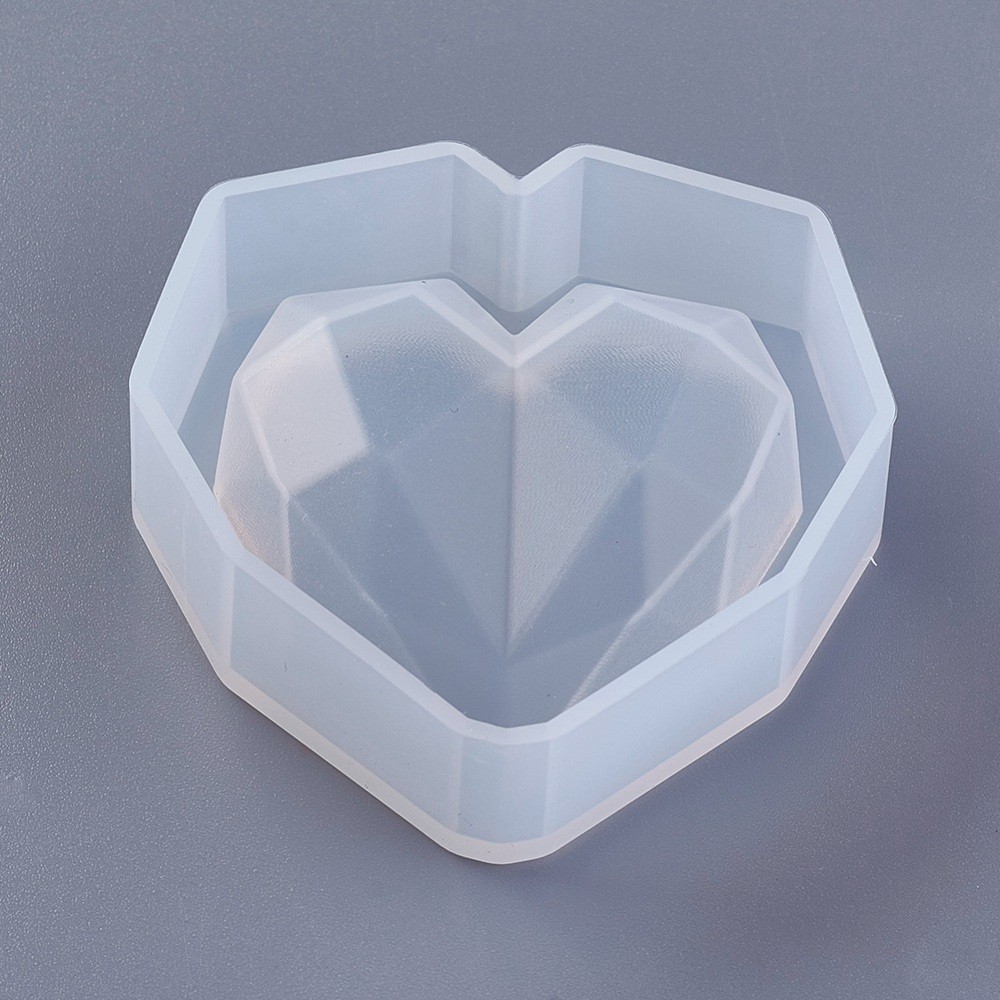 1pc Heart Shape Silicone Molds Resin Epoxy Casting Mold Jewelry Making  Supplies
