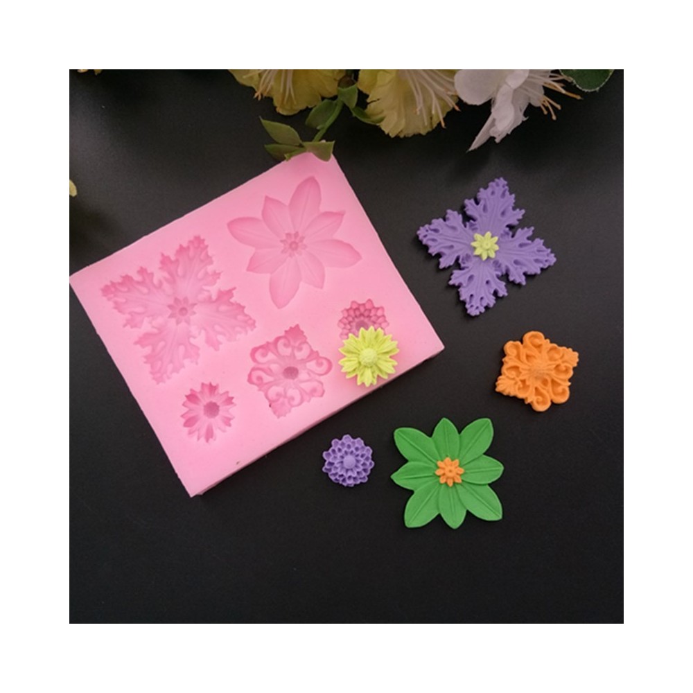 Flower mould 1 Silicone Mold for UV resin and epoxy resin casting