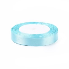 Cyan - 1 Roll Single Face Satin Ribbon 5/8"(16mm) wide, 25yards/roll