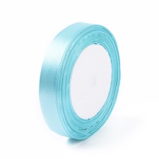 Cyan - 1 Roll Single Face Satin Ribbon 5/8"(16mm) wide, 25yards/roll