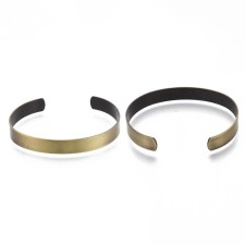 1pc Copper Cuff Bracelet Blank. 16cm (6 1/4") 10mm wide