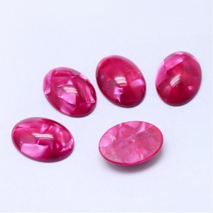 4pc  - Resin Cabochon Embellishments Oval 26x18mm