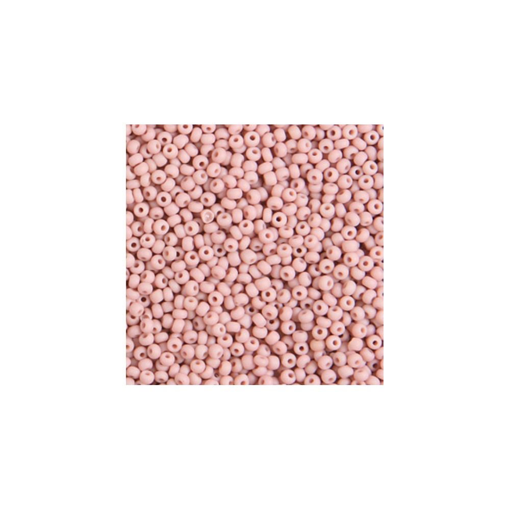 Preciosa Czech Seed Beads Matte 10/0 - Opaque Pink (25g Bag)