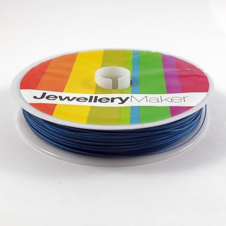 Beading Wire 30m Roll Dim 0.45mm - Blue 