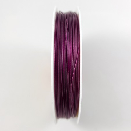 Beading Wire 30m Roll Dim 0.45mm - Orchid