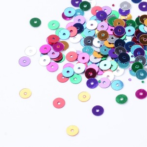 Sequins Mixed Color 6mm Round