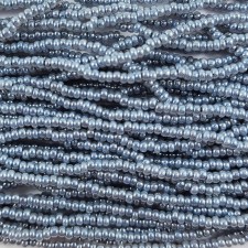 Preciosa Czech Seed Beads Pearlized 11/0 - GREY (Full Hank)