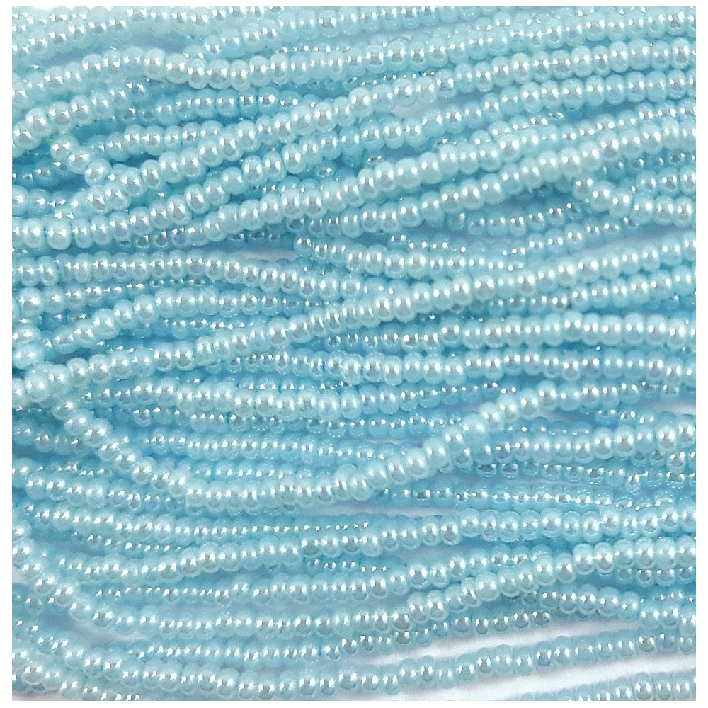 Preciosa Czech Seed Beads Pearlized 11/0 - Baby Blue (Full Hank) Preciosa Czech Seed Beads Pearlized 11/0 - Baby Blue (Full Hank)
