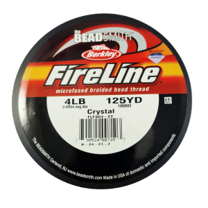 Fireline 4lb Beading Thread Crystal .005 IN/.12mm Dia (125yard spool)