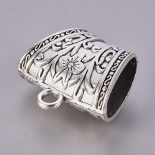 Large silver bail Hanger for Pendant making