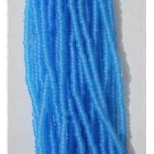 Preciosa Czech Seed Beads Matte 11/0 - Transparent Sapphire Blue (Full Hank)