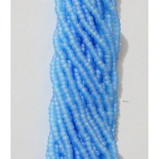 Preciosa Czech Seed Beads Matte 11/0 - Transparent AB Aqua Blue Full Hank