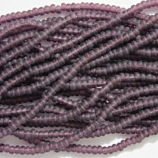 Preciosa Czech Seed Beads Matte 11/0 - Transparent Amethyst (Full Hank)