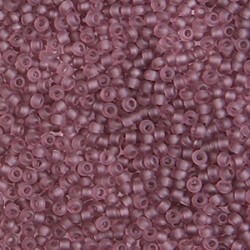 Preciosa Czech Seed Beads Matte 10/0 - Transparent Amethyst - 25g Bag