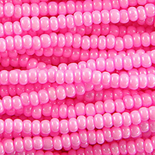 Preciosa Czech Seed Beads Opaque 11/0 - Chalk Pink (Full Hank)