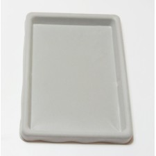 Plastic Beads Tray for Necklace and Bracelets Making, Rectangle, 7.87x10.63x0.79 inch, Gray