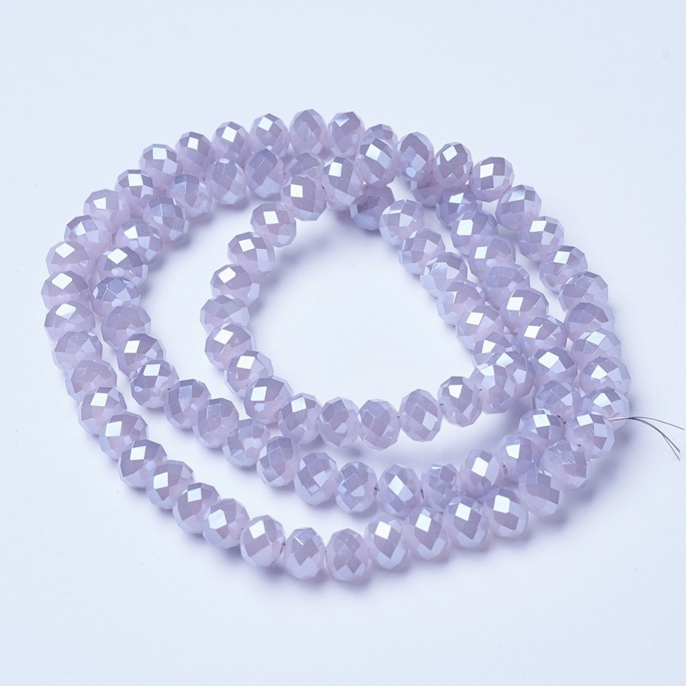 1mm Crystal rondelle beads strand 170 pcs, PBC1C19