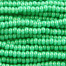 Preciosa Czech Seed Beads Opaque 11/0 - Green  (Full Hank)