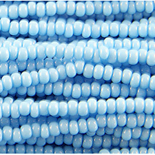 Preciosa Czech Seed Beads Opaque 11/0 - Lt. Blue Turquoise (Full Hank)