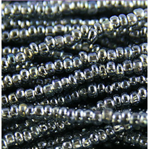 Preciosa Czech Seed Beads Silverlined 11/0 - AB Rainbow Grey (Full Hank)