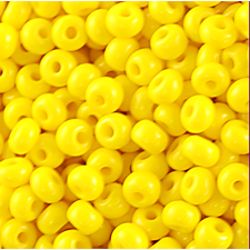 Preciosa Czech Seed Beads 15/0 - Opaque Yellow - (10g Bag)